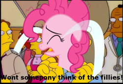 Size: 500x343 | Tagged: safe, edit, imported from derpibooru, pinkie pie, filly, mrs. lovejoy, the simpsons