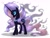 Size: 2000x1500 | Tagged: safe, artist:joakaha, imported from derpibooru, nightmare rarity, spoiler:comic, female, solo