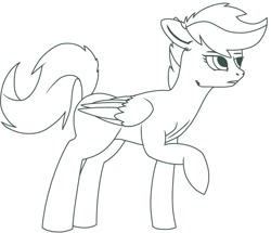 Size: 1018x874 | Tagged: safe, artist:d1fen, imported from derpibooru, scootaloo, female, monochrome, solo