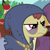 Size: 427x427 | Tagged: safe, imported from derpibooru, screencap, amaranthine, charcoal bakes, earth pony, pony, hearth's warming eve (episode), background pony, bags under eyes, cropped, earth pony tribe, female, grumpy, hearth's warming eve, hood, mare, narrowed eyes, peasant, solo