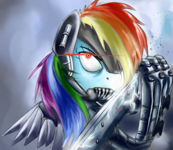 Size: 1500x1300 | Tagged: safe, artist:neroscottkennedy, imported from derpibooru, rainbow dash, female, konami, metal gear, metal gear rising, raiden, solo