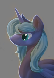 Size: 692x989 | Tagged: safe, artist:exileoffyr, imported from derpibooru, princess luna, female, s1 luna, solo