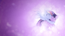 Size: 1920x1080 | Tagged: safe, artist:tzolkine, imported from derpibooru, rainbow dash, twilight sparkle, alicorn, pony, twilight sparkle (alicorn), vector, wallpaper