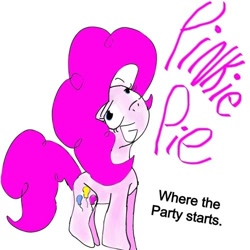 Size: 500x500 | Tagged: safe, artist:eleanorlover101, imported from derpibooru, pinkie pie, female, solo