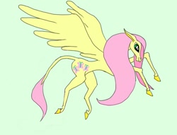 Size: 985x751 | Tagged: safe, artist:hecallsmehischild, imported from derpibooru, fluttershy, female, hoers, solo