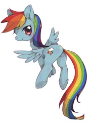 Size: 400x550 | Tagged: safe, artist:imperialtopaz, imported from derpibooru, rainbow dash, female, pixiv, solo