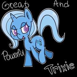 Size: 800x800 | Tagged: safe, artist:pegacornss, imported from derpibooru, trixie, pony, unicorn, female, great and powerful, hanatamaguu, happy, mare, solo