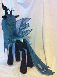 Size: 1280x1714 | Tagged: safe, artist:makeitsew, imported from derpibooru, queen chrysalis, irl, photo, plushie