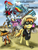Size: 1654x2183 | Tagged: safe, artist:meganekkoplymouth241, imported from derpibooru, braeburn, little strongheart, rainbow dash, buffalo, lone ranger, mask, train
