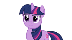 Size: 384x216 | Tagged: safe, imported from derpibooru, twilight sparkle, animated, duckface, female, reaction image, solo