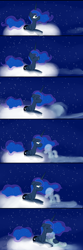 Size: 2834x8502 | Tagged: safe, artist:kaleysia, imported from derpibooru, princess luna, oc, oc:snowdrop, ghost, comic, crying