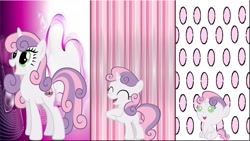 Size: 1920x1080 | Tagged: safe, artist:mr-kennedy92, imported from derpibooru, sweetie belle, pony, alternate cutie mark, baby, baby pony, collage, filly, foal, older, vector, wallpaper