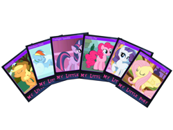 Size: 1024x768 | Tagged: safe, imported from derpibooru, applejack, fluttershy, pinkie pie, rainbow dash, rarity, twilight sparkle, mane six, steam (software), steam trading card, valve