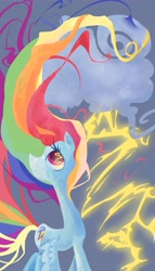 Size: 2556x4456 | Tagged: safe, artist:my-magic-dream, imported from derpibooru, rainbow dash, female, lightning, solo