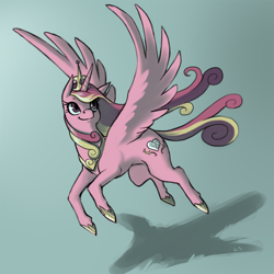 Size: 1000x1000 | Tagged: safe, artist:moo, imported from derpibooru, princess cadance, female, solo