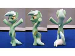 Size: 674x501 | Tagged: safe, imported from derpibooru, pony, unicorn, 3d print, bipedal, figurine, human behavior, solo