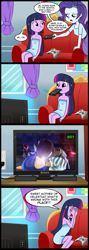 Size: 713x2000 | Tagged: safe, artist:madmax, edit, imported from derpibooru, rarity, twilight sparkle, equestria girls, comic, crossover, exploitable meme, kissing, knuckles the echidna, mouth hold, princess elise, remote, silver the hedgehog, sonic 06, sonic the hedgehog, sonic the hedgehog (series), tv meme, what's wrong with this place, xbox 360 controllers, xenophilia