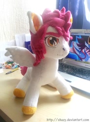 Size: 800x1083 | Tagged: artist needed, safe, imported from derpibooru, pegasus, pony, irl, pegasus kouga, photo, plushie, ponified, saint seiya, saint seiya omega, solo