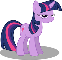 Size: 5916x5772 | Tagged: safe, artist:iluvkoekjes, imported from derpibooru, twilight sparkle, absurd resolution, female, seriously, simple background, solo, transparent background, unamused, vector