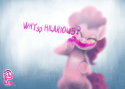 Size: 1935x1380 | Tagged: safe, artist:mrs1989, imported from derpibooru, pinkie pie, female, parody, pinkie joker, solo, the dark knight, the joker, why so serious?