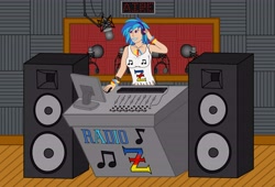 Size: 5508x3751 | Tagged: safe, artist:gutovi, imported from derpibooru, dj pon-3, vinyl scratch, human, female, humanized, solo