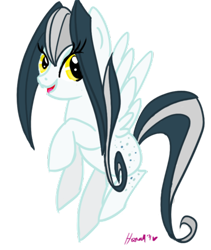 Size: 400x474 | Tagged: safe, artist:xenacee, imported from derpibooru, oc, oc only, pegasus, pony, solo