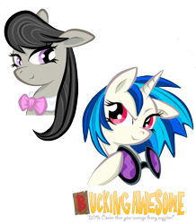 Size: 664x763 | Tagged: safe, artist:buckingawesomeart, imported from derpibooru, dj pon-3, octavia melody, vinyl scratch