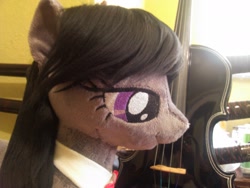 Size: 1280x960 | Tagged: safe, artist:tres-apples, imported from derpibooru, octavia melody, irl, musical instrument, photo, plushie, violin
