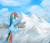 Size: 665x573 | Tagged: safe, artist:tg737, imported from derpibooru, rainbow dash, female, mountain, scenery, solo