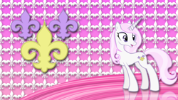 Size: 2732x1536 | Tagged: safe, artist:jamesg2498, imported from derpibooru, fleur-de-lis, cutie mark, female, solo, vector, wallpaper