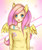 Size: 500x600 | Tagged: safe, artist:headphonemonster, imported from derpibooru, fluttershy, human, eared humanization, female, humanized, solo, winged humanization