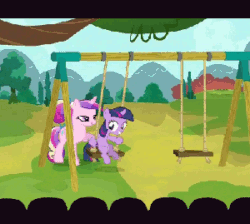 Size: 300x269 | Tagged: safe, imported from derpibooru, princess cadance, twilight sparkle, animated, crow t robot, female, filly, mike nelson, mystery science theater 3000, tom servo