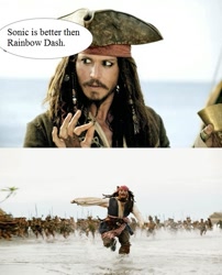 Size: 485x600 | Tagged: safe, imported from derpibooru, crossover, exploitable meme, jack sparrow, meme, sonic the hedgehog (series), unpopular opinion sparrow