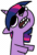 Size: 453x676 | Tagged: safe, artist:ghost, imported from derpibooru, twilight sparkle, animated, faic, female, no catchlights, solo