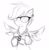 Size: 600x609 | Tagged: safe, artist:dtz-alien, imported from derpibooru, scootaloo, female, gangsta, monochrome, necklace, piercing, portrait, sketch, solo, sunglasses, swag