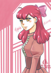 Size: 1748x2480 | Tagged: safe, artist:mr.sardine, imported from derpibooru, apple bloom, human, female, humanized, solo