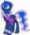 Size: 6000x6942 | Tagged: safe, artist:hourglass-vectors, artist:tetrapony, imported from derpibooru, princess luna, pony, equestria girls, absurd resolution, clothes, equestria girls outfit, equestria girls ponified, female, ponified, simple background, solo, transparent background, vector, vice principal luna