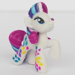 Size: 960x960 | Tagged: safe, imported from derpibooru, rarity, blind bag, figure, irl, photo, prototype, rainbow power, toy