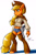 Size: 729x1096 | Tagged: safe, artist:gabbstuff, artist:gabrielvmoreno, imported from derpibooru, applejack, anthro, unguligrade anthro, female, gun, pistol, revolver, solo, weapon