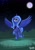Size: 996x1404 | Tagged: safe, artist:mysticalpha, imported from derpibooru, princess luna, female, moon, night, s1 luna, solo, stars