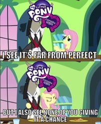 Size: 500x615 | Tagged: safe, edit, edited screencap, imported from derpibooru, screencap, discord, fluttershy, equestria girls, keep calm and flutter on, comic, equestria girls drama, metaphor, screencap comic