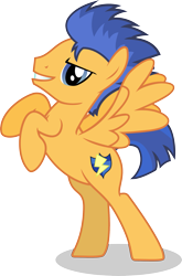 Size: 1661x2520 | Tagged: safe, artist:vector-brony, imported from derpibooru, flash sentry, pegasus, pony, equestria girls, equestria girls ponified, grin, high res, looking at you, male, ponified, rearing, simple background, smiling, smiling at you, smirk, solo, stallion, transparent background, vector