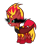 Size: 632x612 | Tagged: safe, artist:khtwilightsparkle, imported from derpibooru, sunset shimmer, pony, equestria girls, equestria girls (movie), equestria girls ponified, female, ponified, simple background, solo, sombra eyes, sunset satan, transparent background