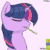 Size: 500x500 | Tagged: safe, artist:thattagen, imported from derpibooru, twilight sparkle, animated, eating, female, pocky, sockypockytwi, solo