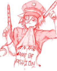 Size: 800x1000 | Tagged: safe, artist:waterflavor, imported from derpibooru, oc, oc only, human, friendship is witchcraft, fashion police, humanized, solo