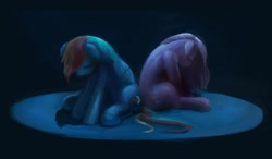 Size: 1964x1149 | Tagged: source needed, safe, artist:paladin, imported from derpibooru, pinkie pie, rainbow dash, pinkamena diane pie
