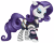 Size: 4901x3911 | Tagged: safe, artist:ahrimatt, imported from derpibooru, rarity, absurd resolution, chaos, female, slaanesh, solo, warhammer (game), warhammer 40k