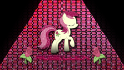 Size: 2732x1536 | Tagged: safe, artist:jamesg2498, imported from derpibooru, roseluck, cutie mark, female, flower, rose, solo, sparkles, vector, wallpaper