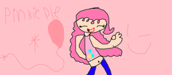 Size: 1006x441 | Tagged: safe, artist:darkbrat18, imported from derpibooru, pinkie pie, human, belly button, female, humanized, midriff, solo