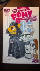 Size: 1024x1816 | Tagged: safe, artist:andypriceart, imported from derpibooru, crossover, darth vader, star wars, stormtrooper